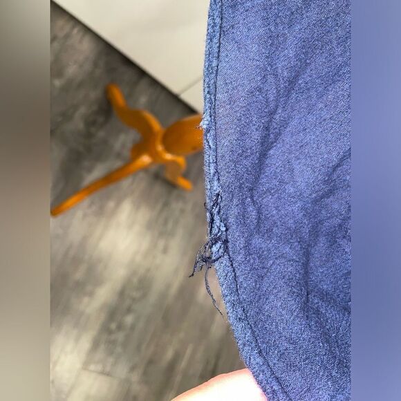 Blue peasant shirt - Picture 5 of 6